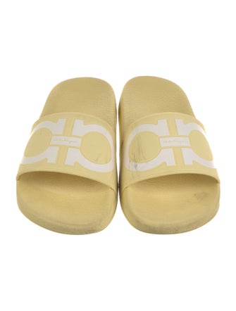 Ferragamo Rubber Printed Slides