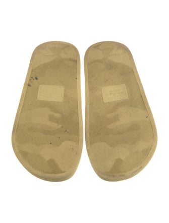 Ferragamo Rubber Printed Slides