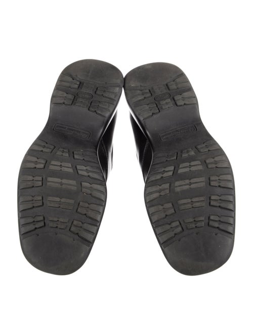 Ferragamo Leather Lace-Up Boots