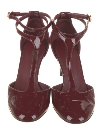 Ferragamo Leather T-Strap Pumps