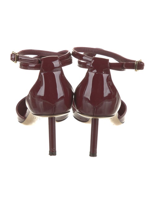 Ferragamo Leather T-Strap Pumps