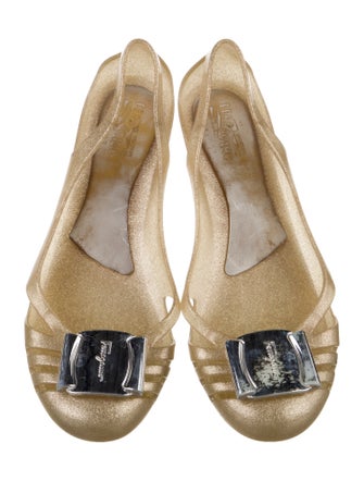 Ferragamo Rubber Ballet Flats