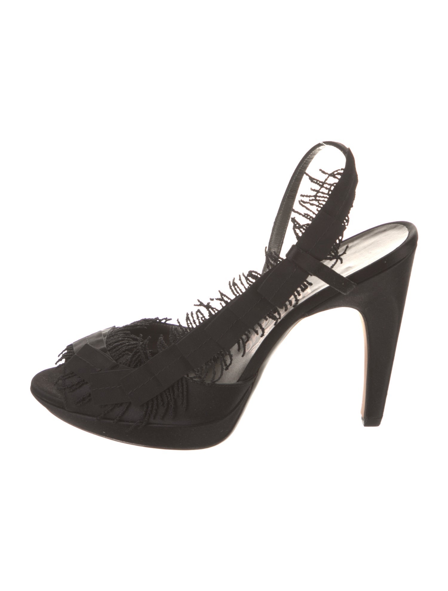 Ferragamo Satin Slingback Sandals