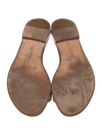 Ferragamo Leather Slides