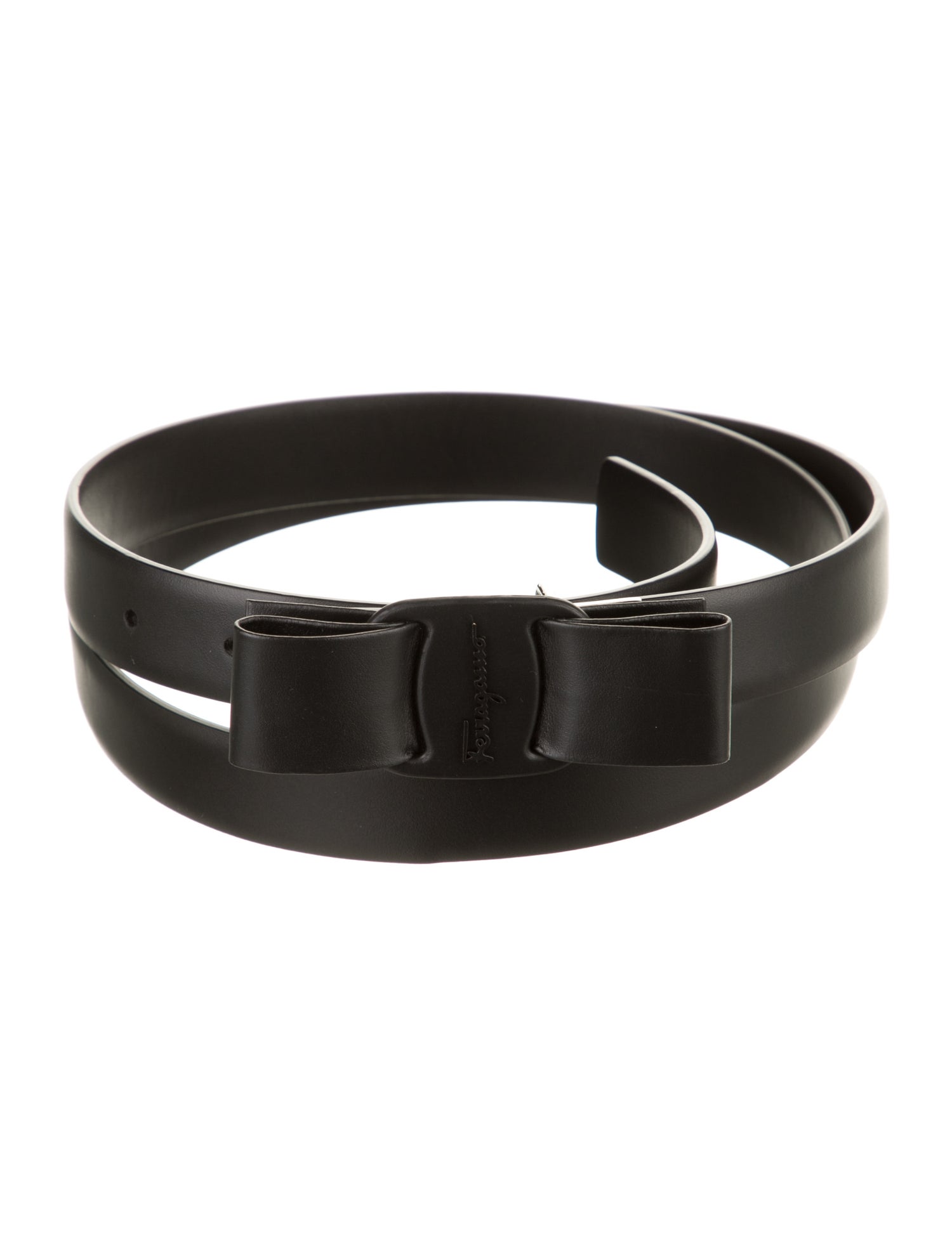 Ferragamo Skinny Leather Belt