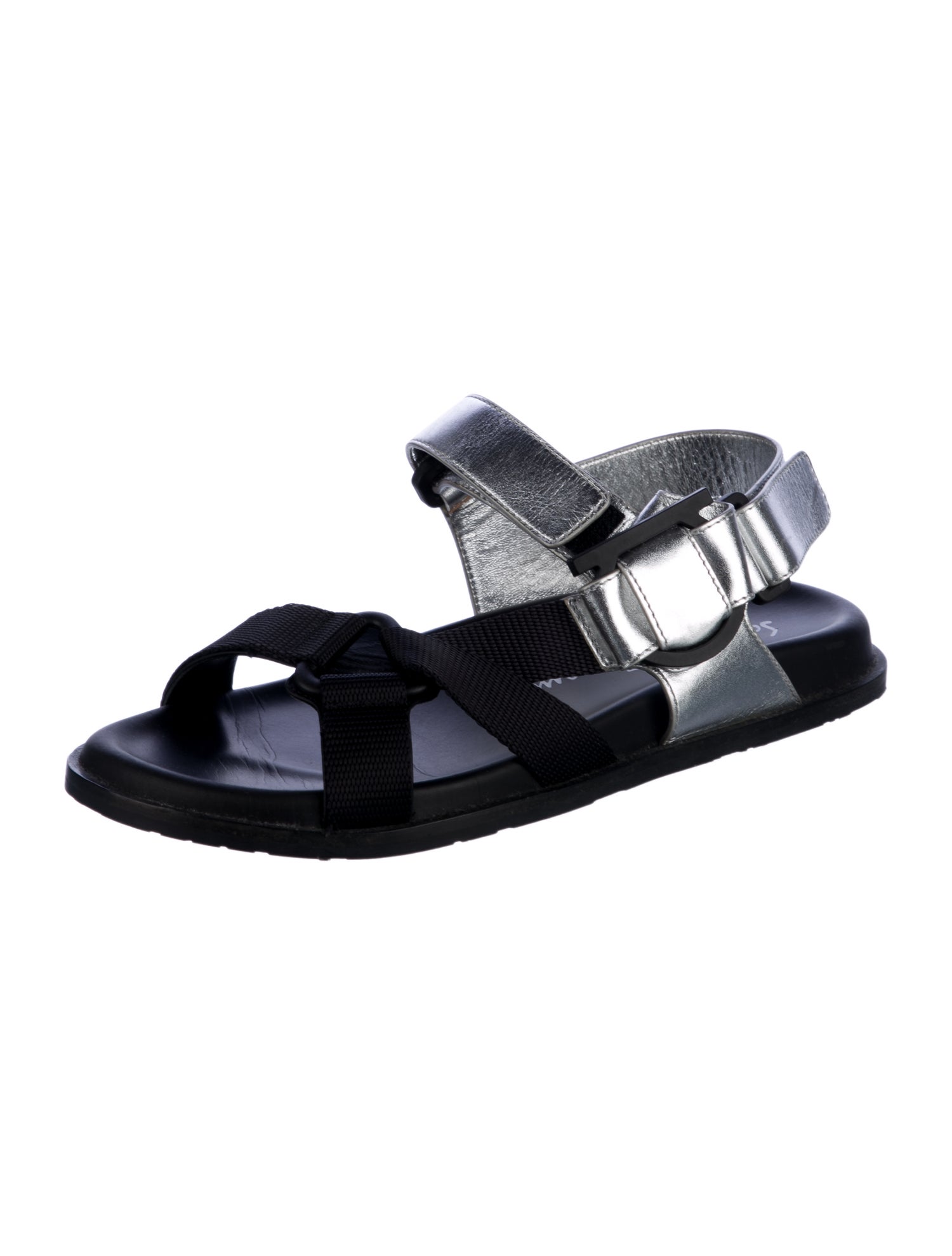 Ferragamo Leather Slingback Sandals