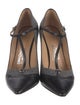 Ferragamo Wool T-Strap Pumps