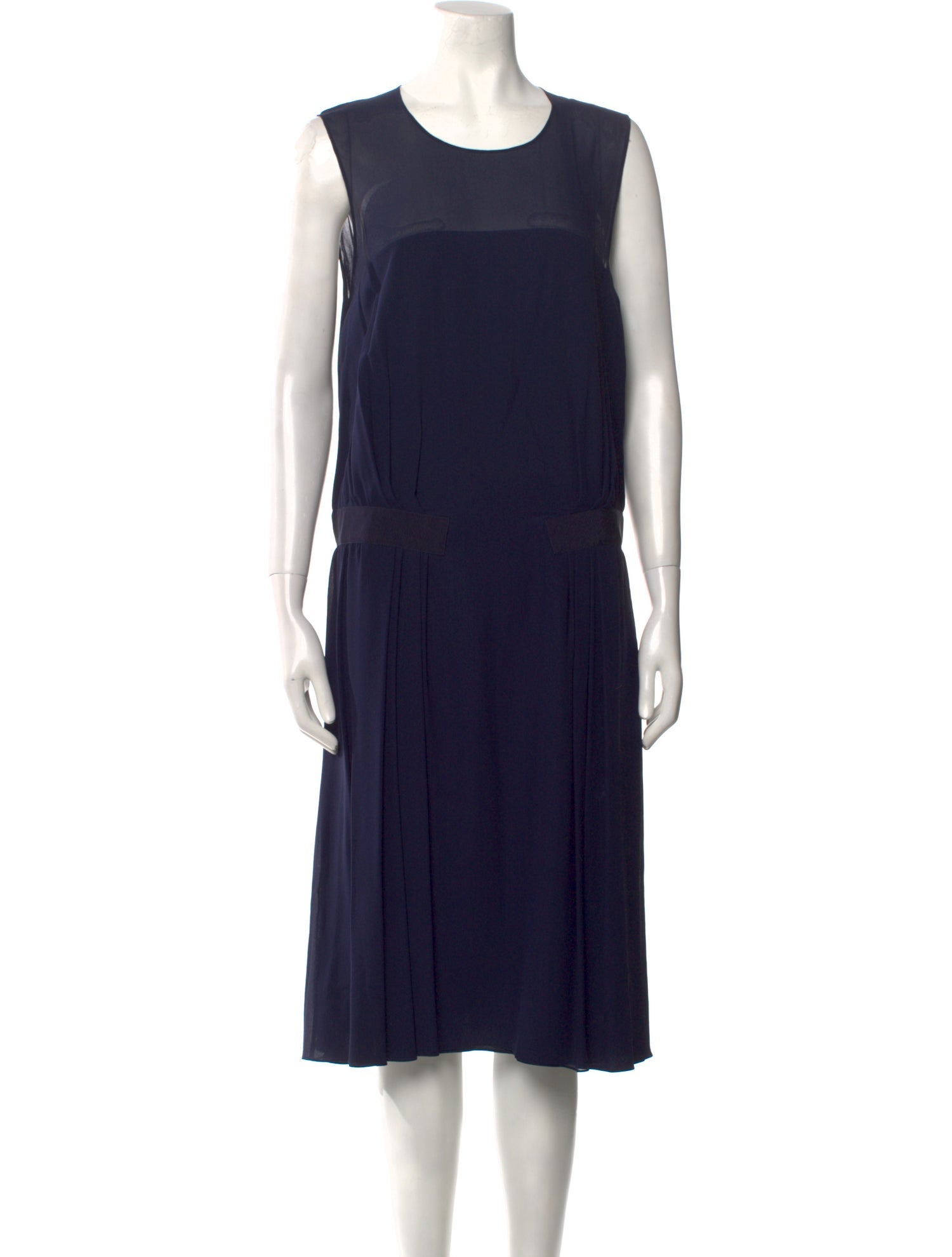 Ferragamo Silk Midi Length Dress