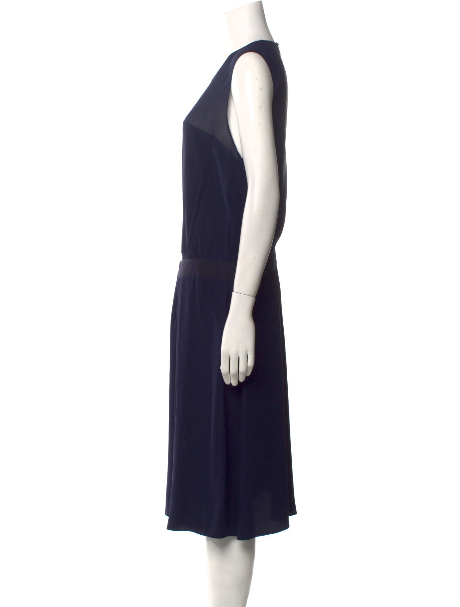 Ferragamo Silk Midi Length Dress