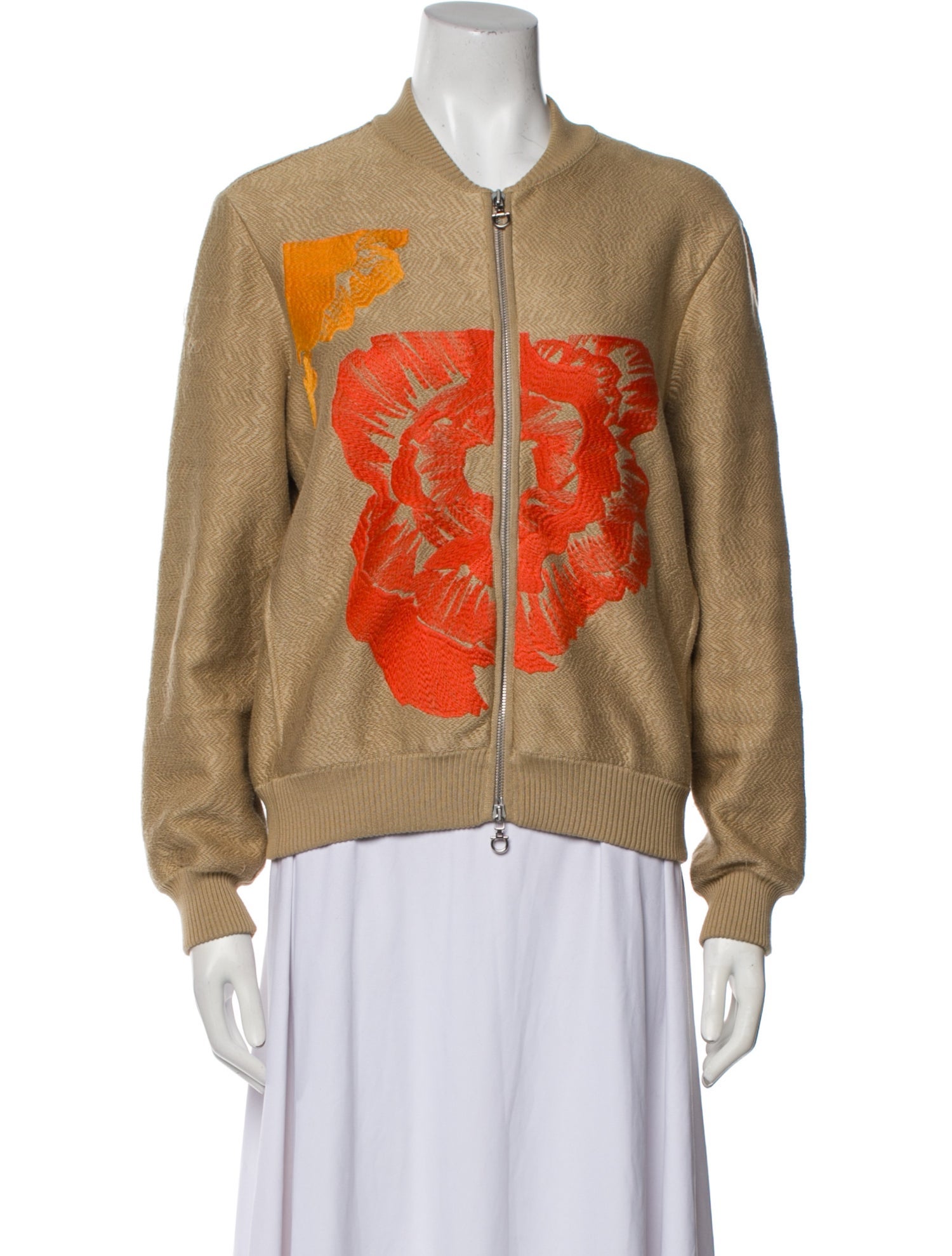 Ferragamo Printed Bomber Jacket