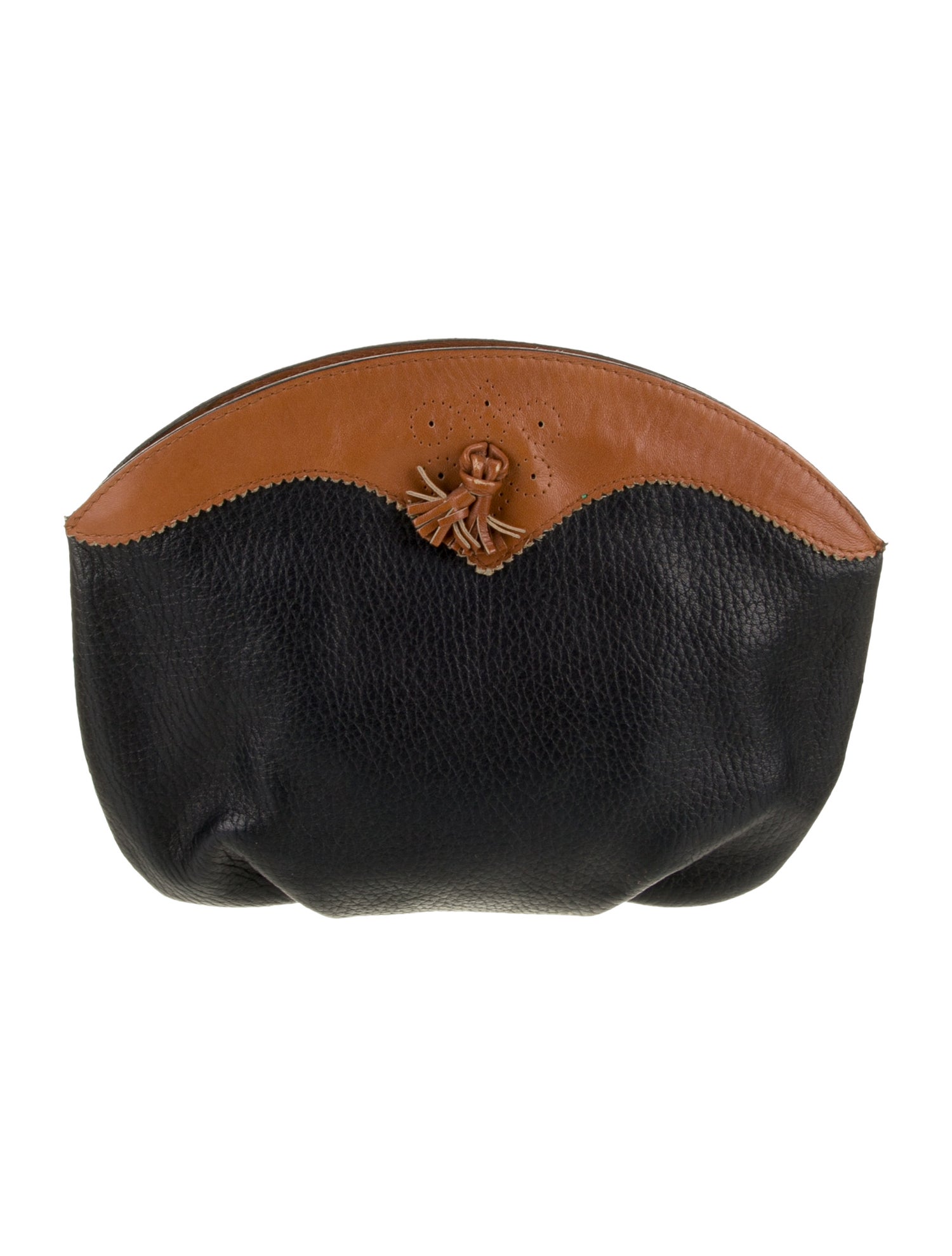 Ferragamo Leather Clutch