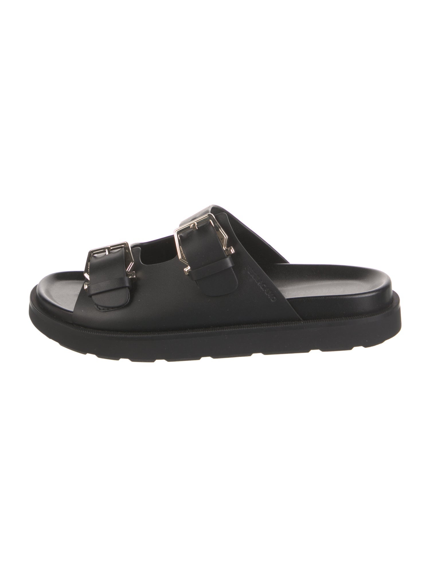 Ferragamo Leather Slides