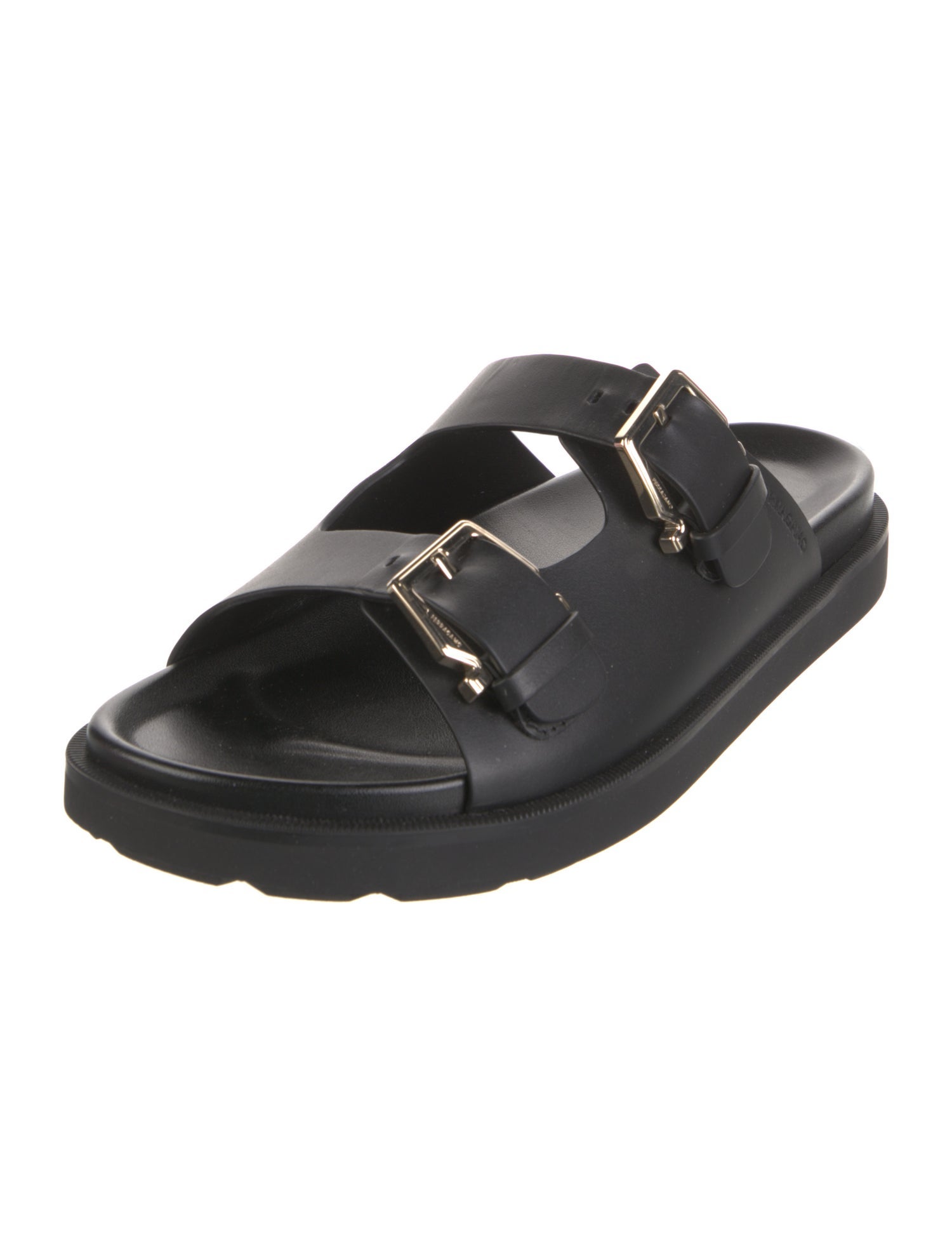 Ferragamo Leather Slides