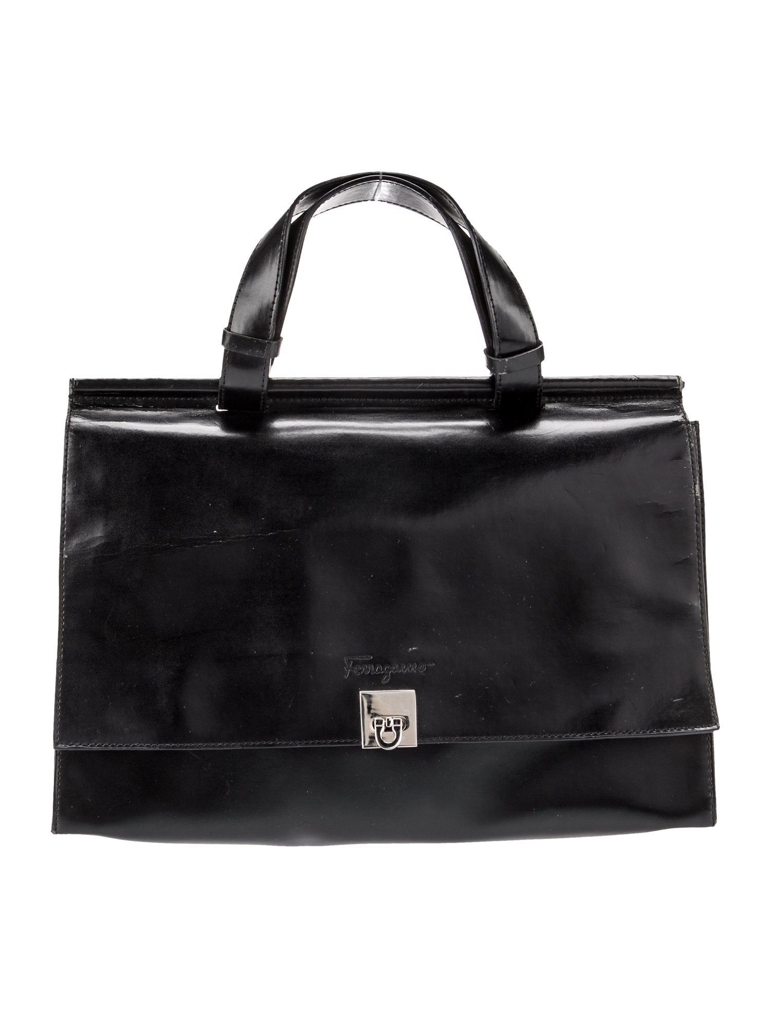 Ferragamo Gancini Top Handle Bag