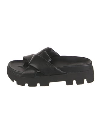 Ferragamo Leather Slides