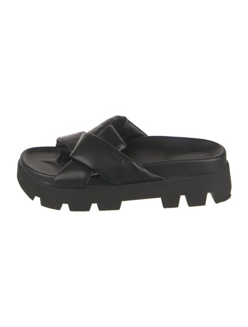 Ferragamo Leather Slides