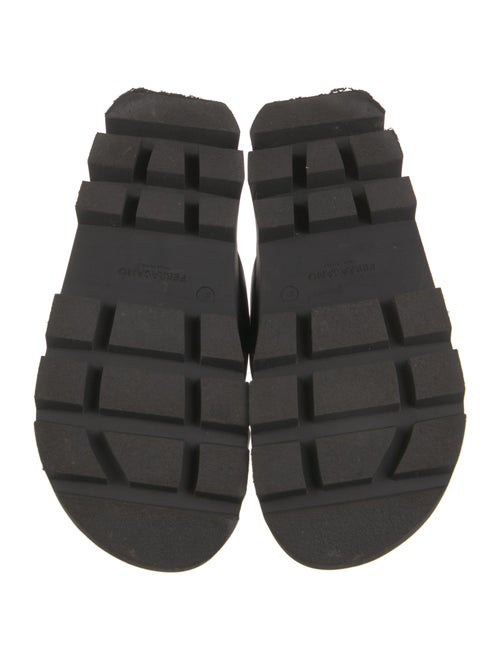 Ferragamo Leather Slides