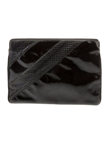 Ferragamo Clutches Patent Leather Clutch