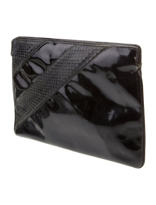 Ferragamo Patent Leather Clutch