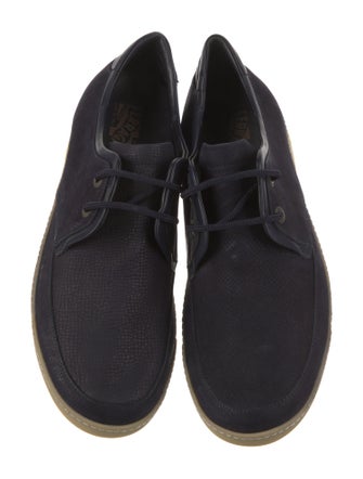 Ferragamo Suede Derby Shoes
