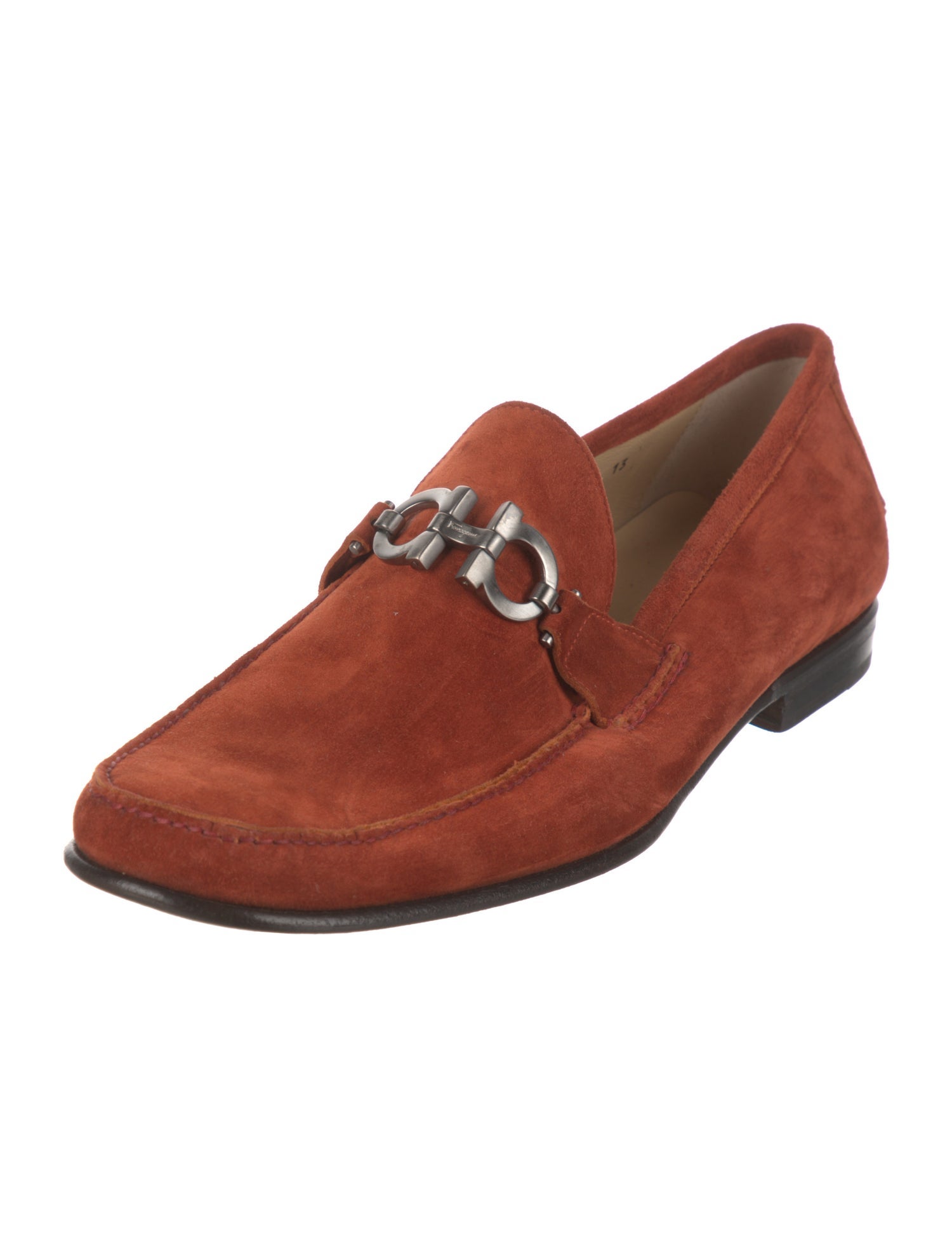 Ferragamo Suede Dress Loafers