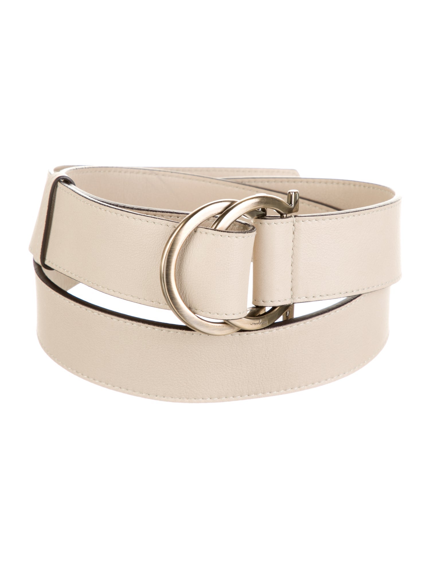 Ferragamo Gancini Logo Leather Belt