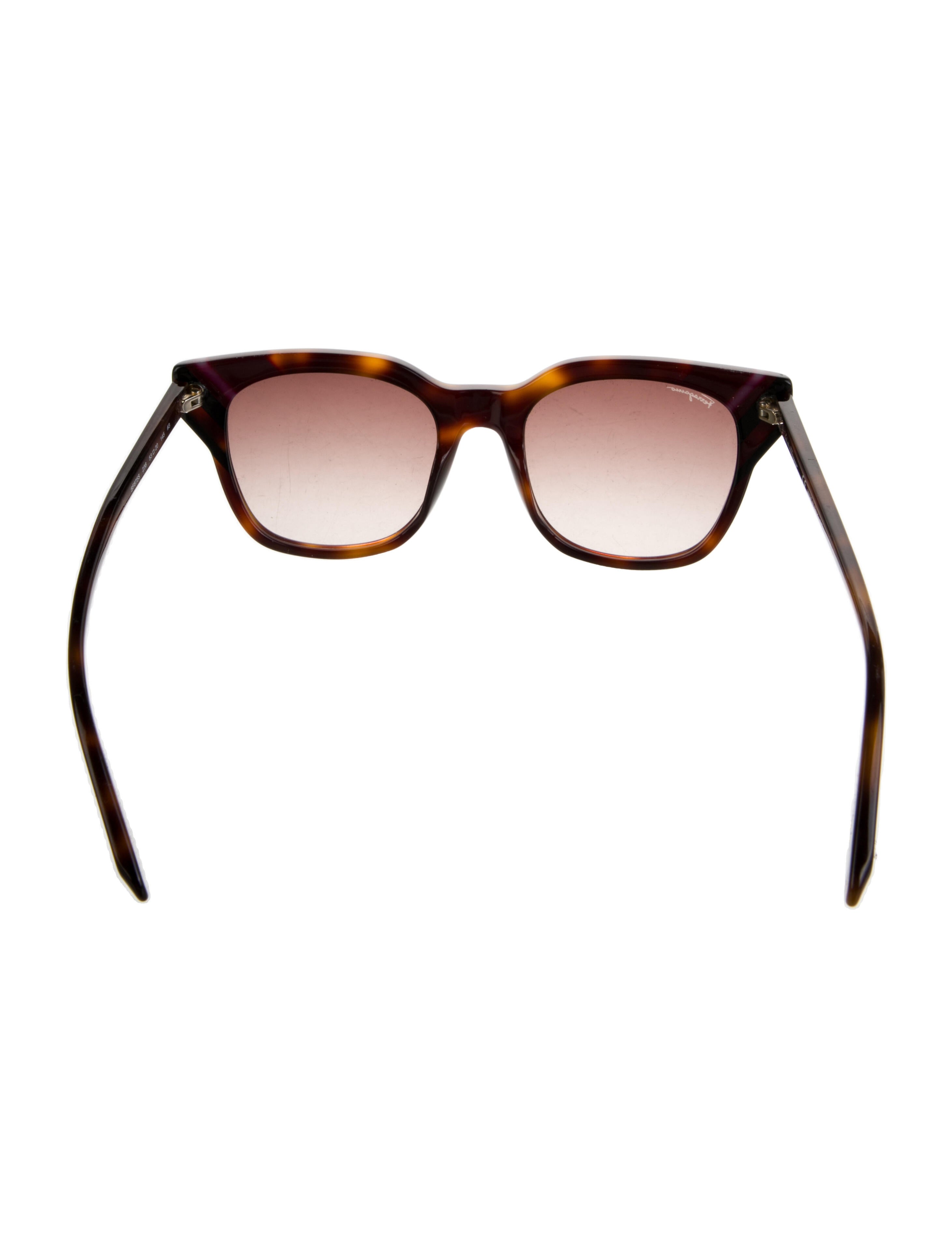 Ferragamo Square Gradient Sunglasses