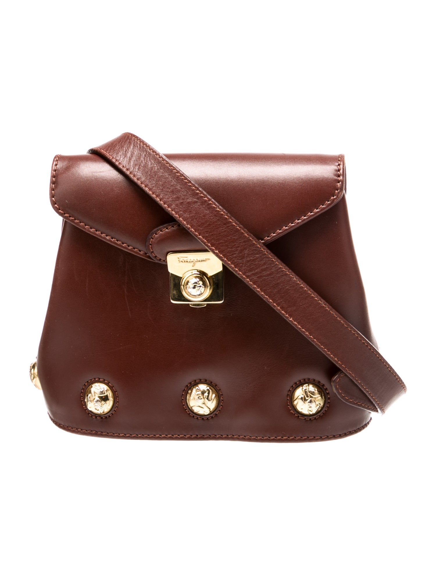 Ferragamo Leather Crossbody Bag