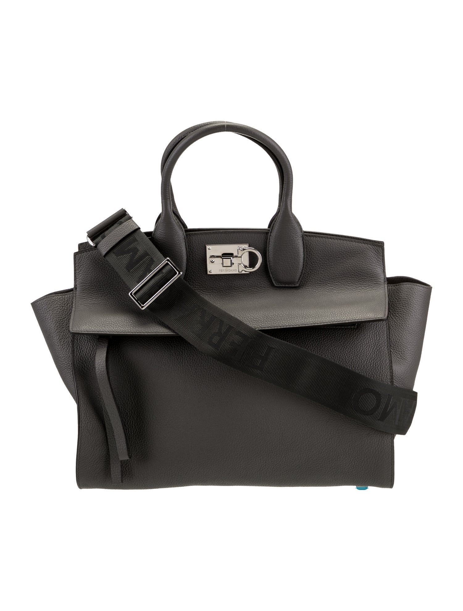 Ferragamo Leather Top Handle Bag