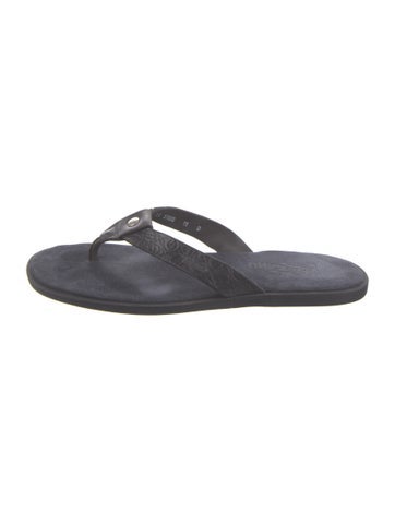 Ferragamo Sandals Gancio Logo Leather Flip Flops 11