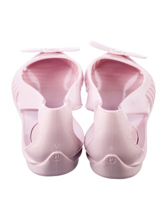 Ferragamo Rubber Slingback Flats