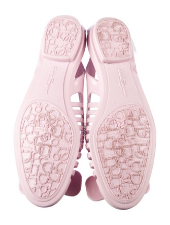 Ferragamo Rubber Slingback Flats