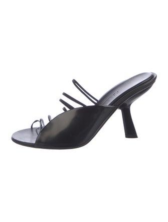 Ferragamo Leather Slides