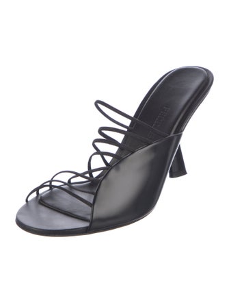 Ferragamo Leather Slides