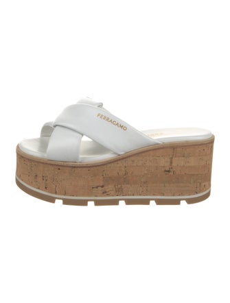 Ferragamo Leather Slides
