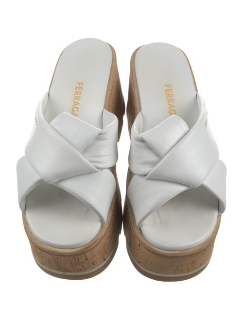 Ferragamo Leather Slides