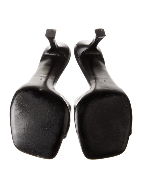 Ferragamo Vara Bow Accent Leather Slides