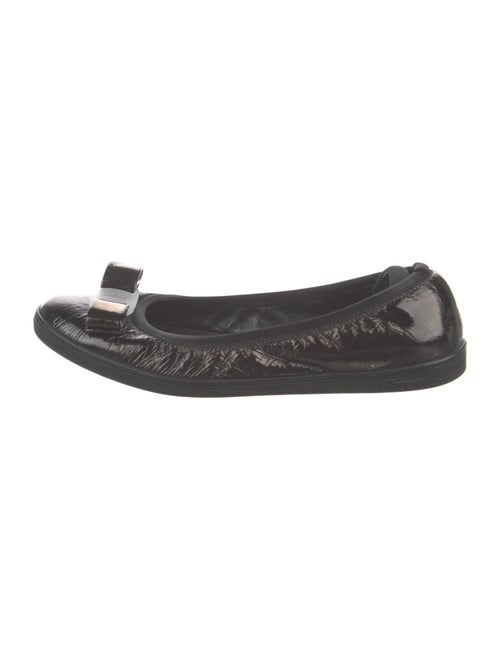 Ferragamo Leather Ballet Flats