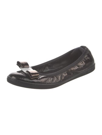 Ferragamo Leather Ballet Flats