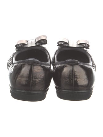 Ferragamo Leather Ballet Flats