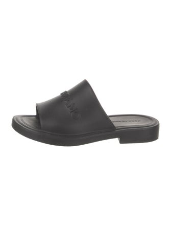 Ferragamo Leather Slides