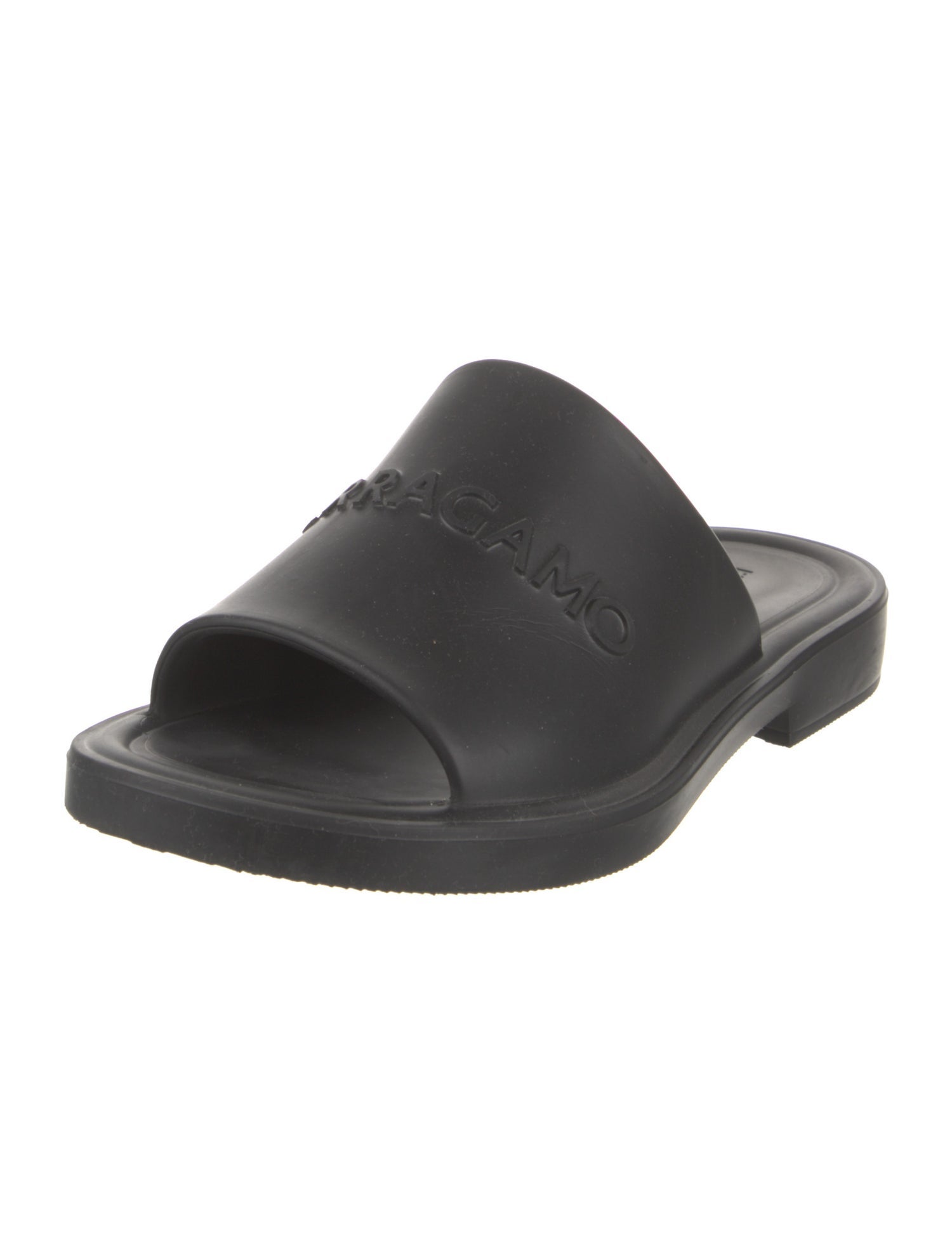 Ferragamo Leather Slides