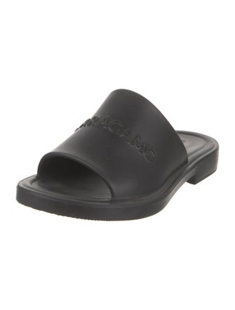 Ferragamo Leather Slides