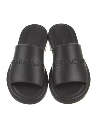 Ferragamo Leather Slides