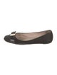 Ferragamo Ponyhair Animal Print Ballet Flats