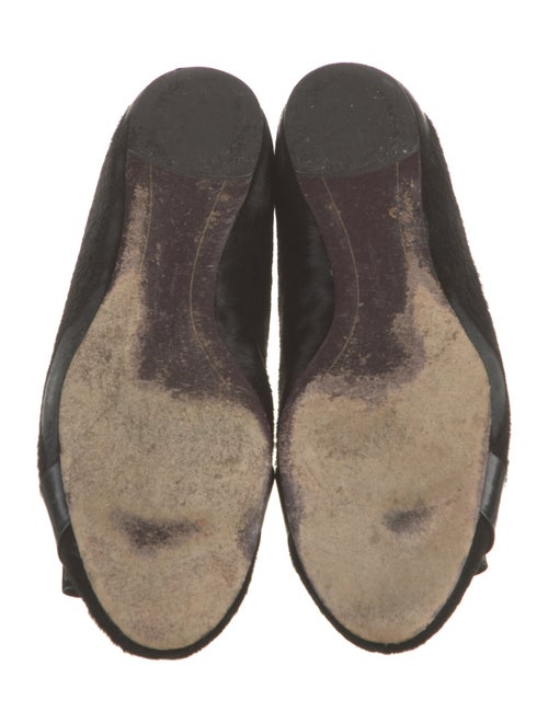 Ferragamo Ponyhair Animal Print Ballet Flats