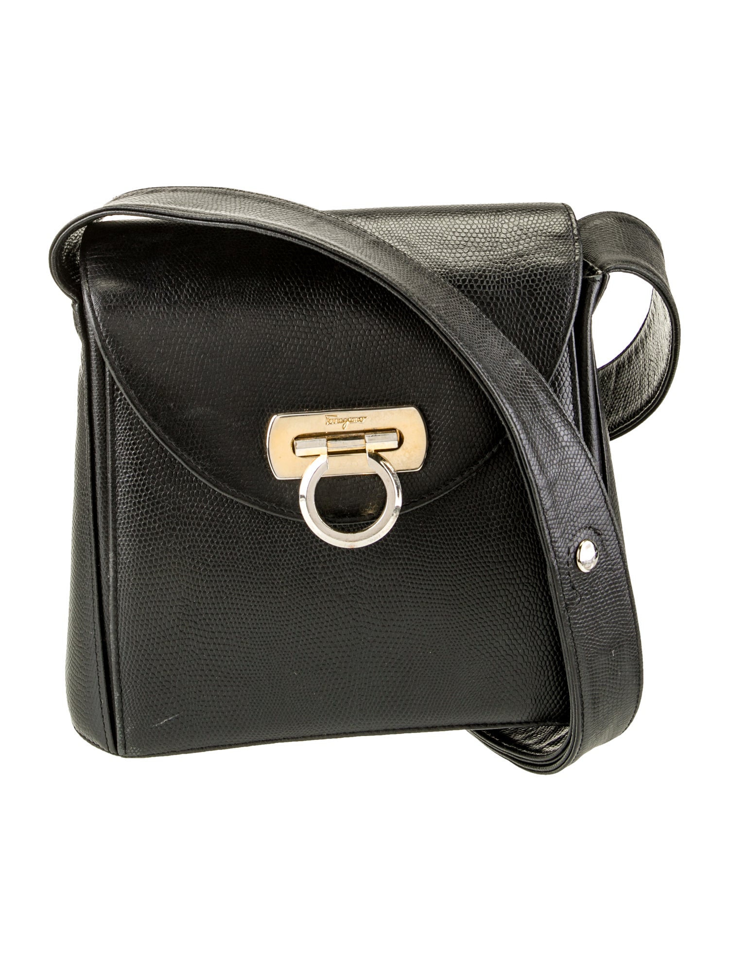 Ferragamo Leather Shoulder Bag