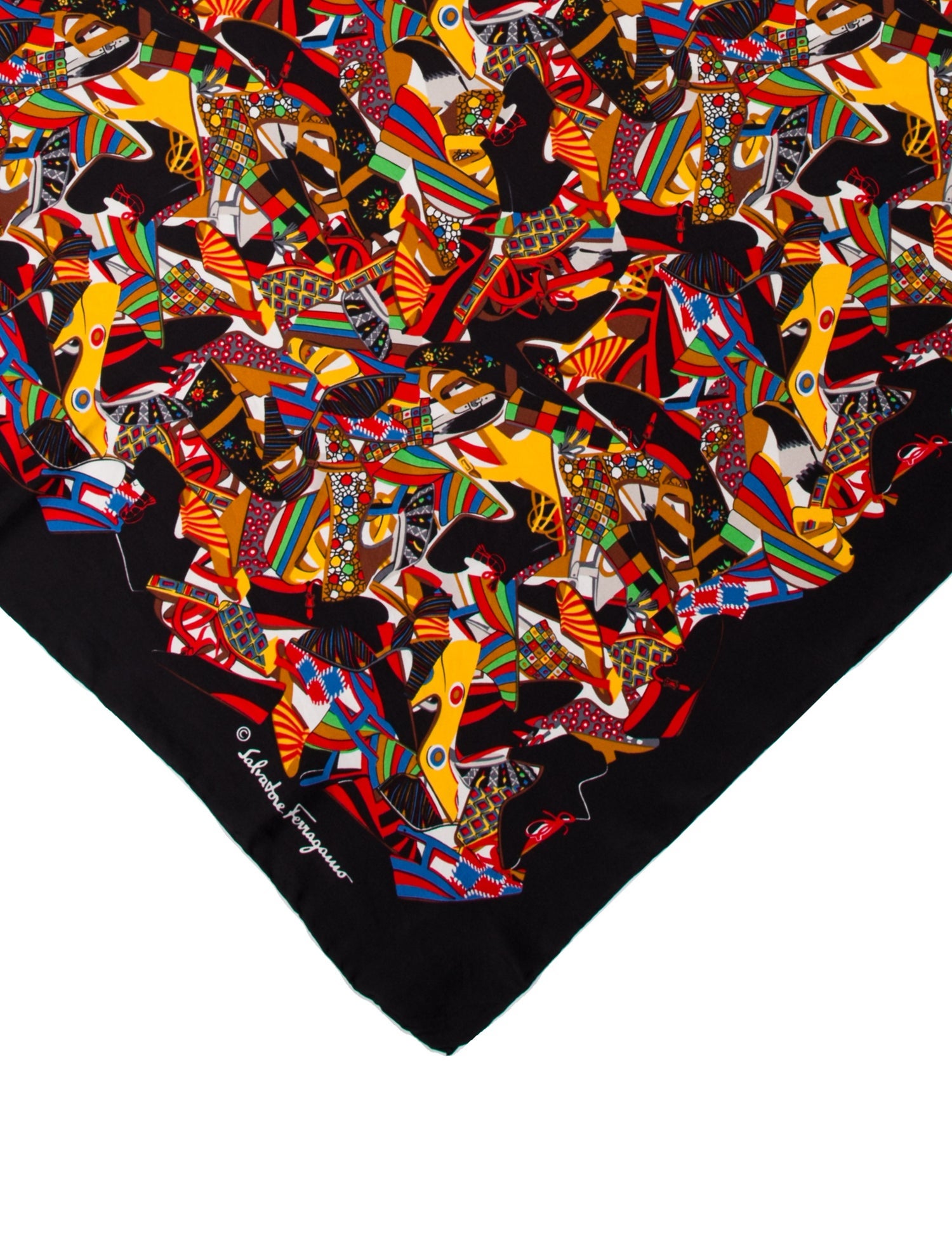 Ferragamo Silk Printed Scarf