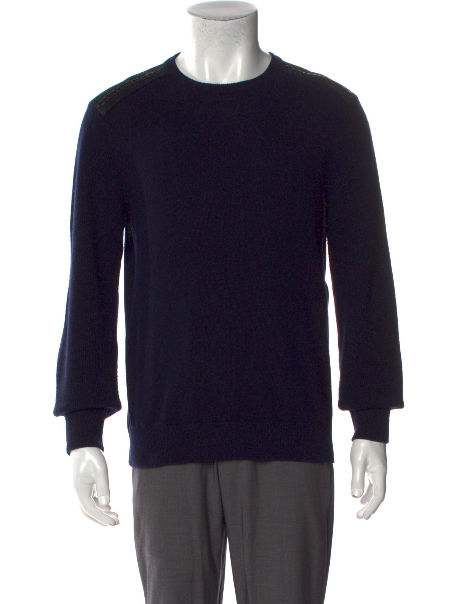 Ferragamo Virgin Wool Crew Neck Pullover