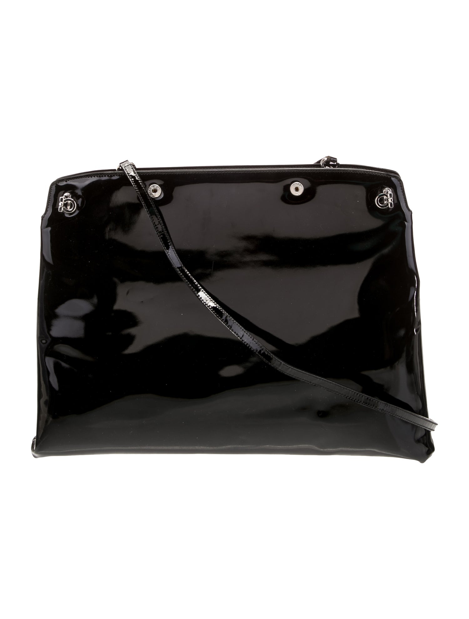 Ferragamo Patent Leather Crossbody Bag